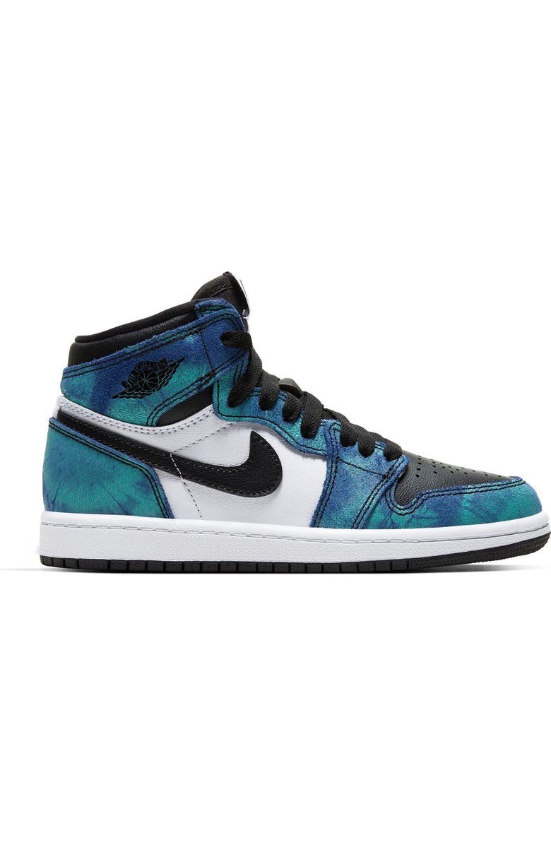 Jordan 1 Tie Dye High OG Sneaker, Alternate, color,