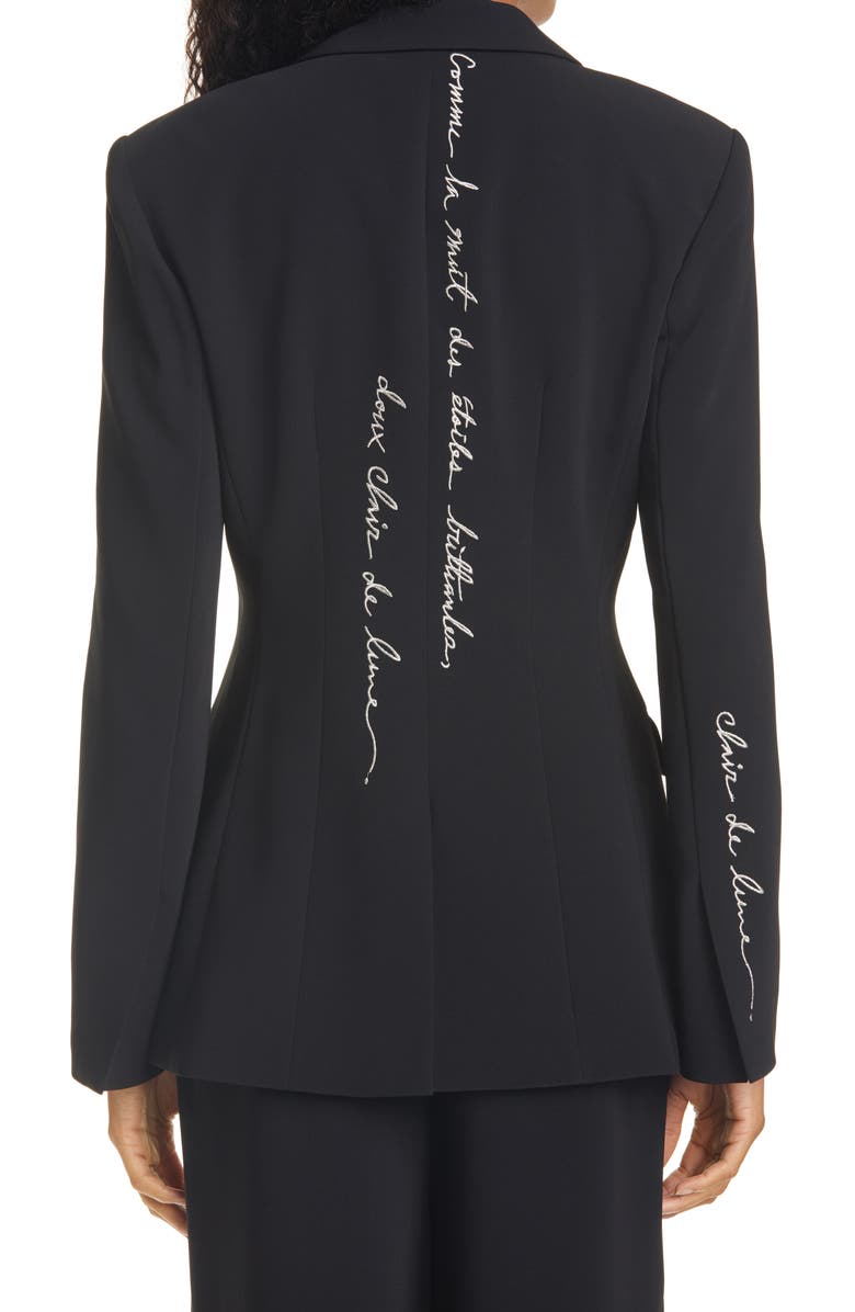 Cinq à Sept Cheyenne Rhinestone Brooch Blazer, Alternate, color, 