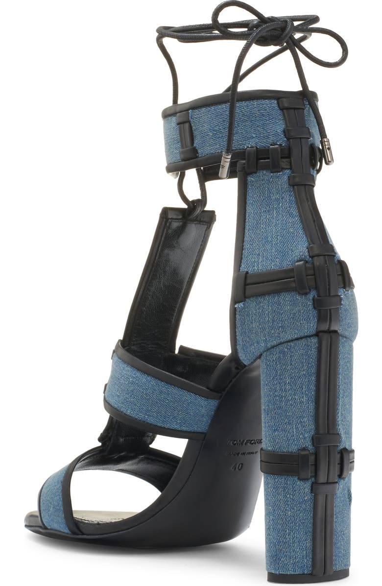 TOM FORD Patchwork T-Strap Sandal, Alternate, color,