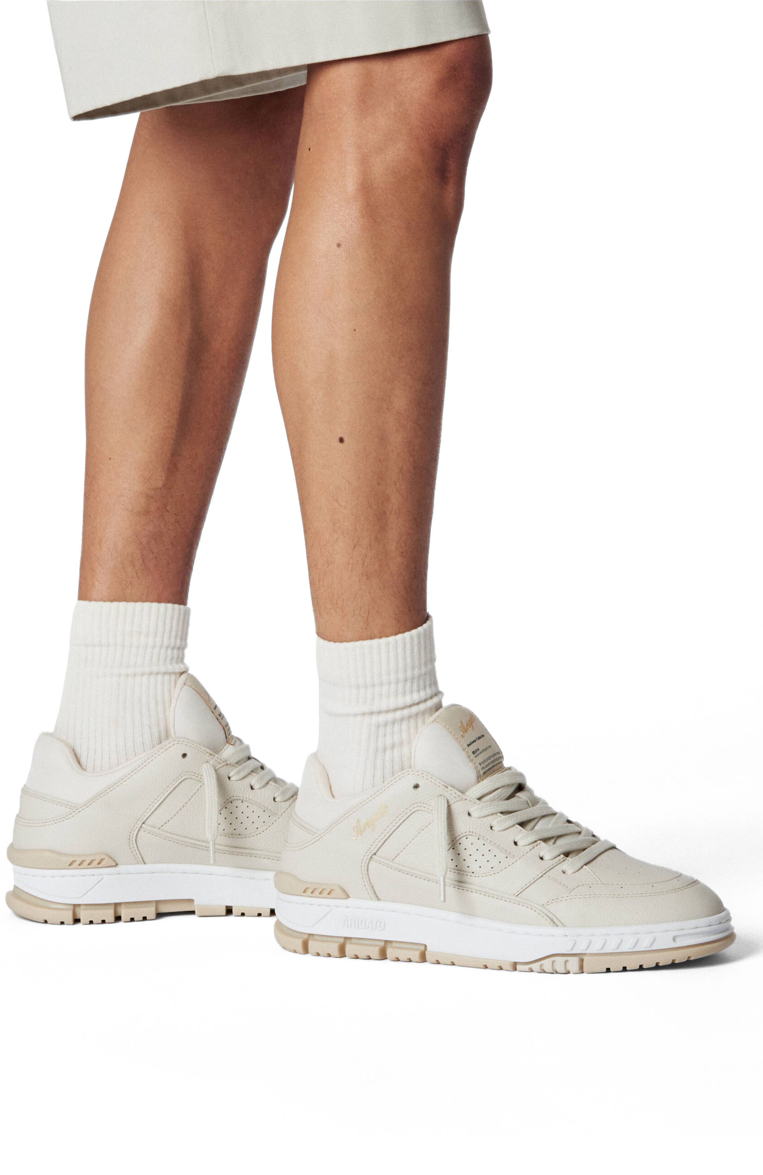 Axel Arigato Area Lo Sneaker, Alternate, color, Off White/White