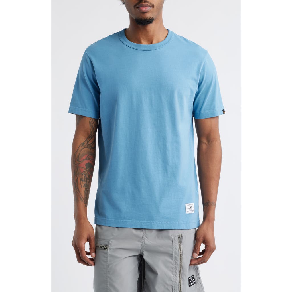 Alpha Industries Essential Cotton T-Shirt in Elemental Blue  product