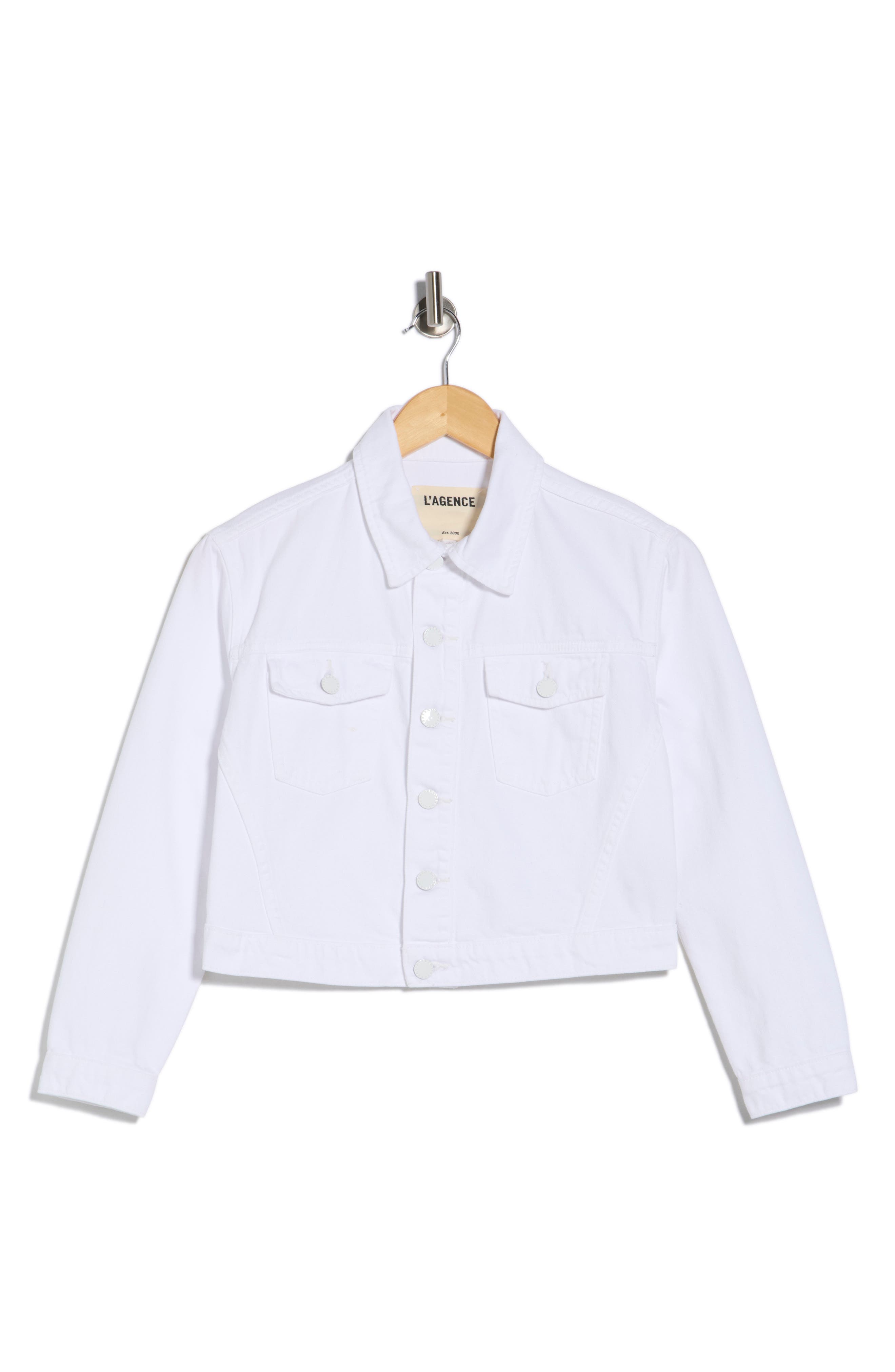 L'AGENCE Koda Crop Denim Jacket