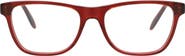 McQueen 53mm Rectangular Optical Glasses