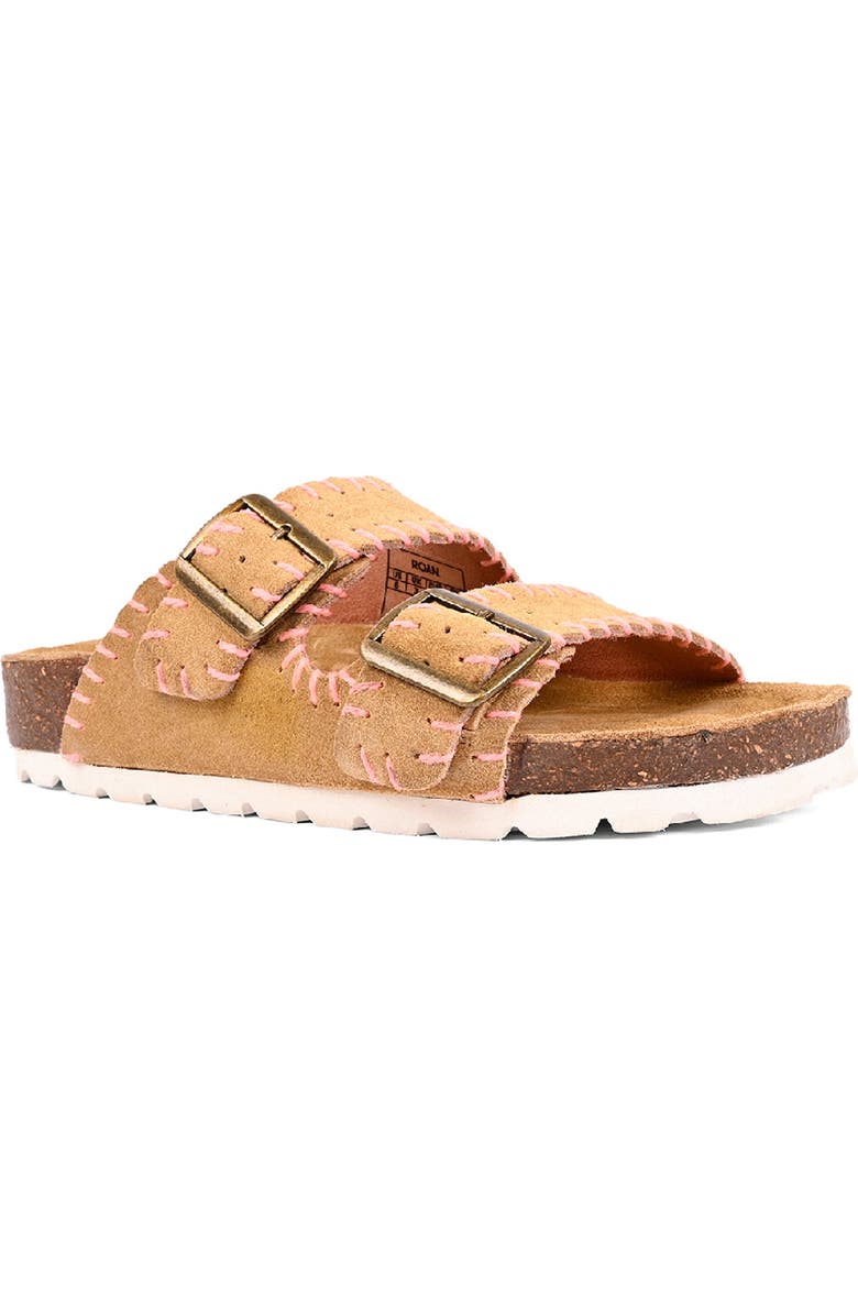 ROAN Mode Sandal, Main, color, Tan Suede