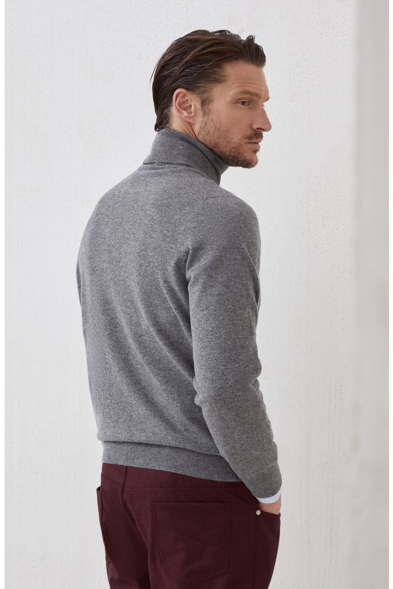 Turtleneck sweater, Alternate, color, Slate