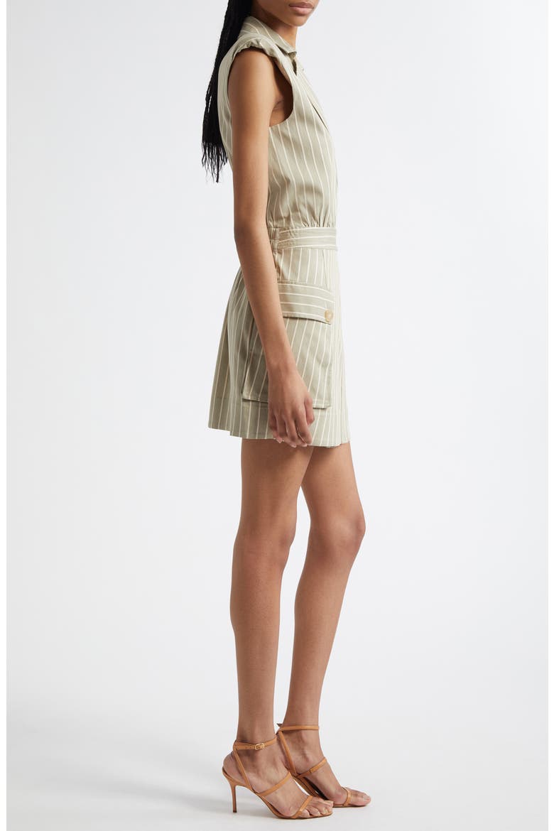 Dianna Sleeveless Minidress, Alternate, color, MINT STRIPE
