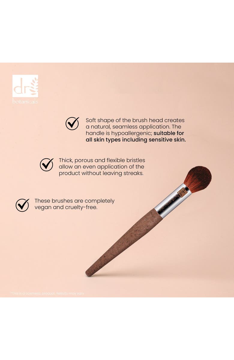 DR BOTANICALS Coffee Ground Illuminating Brush, Alternate, color, White