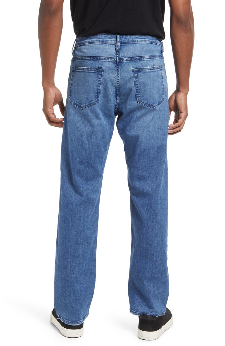 FRAME The Straight Leg Degradable Stretch Organic Cotton Jeans, Alternate, color,