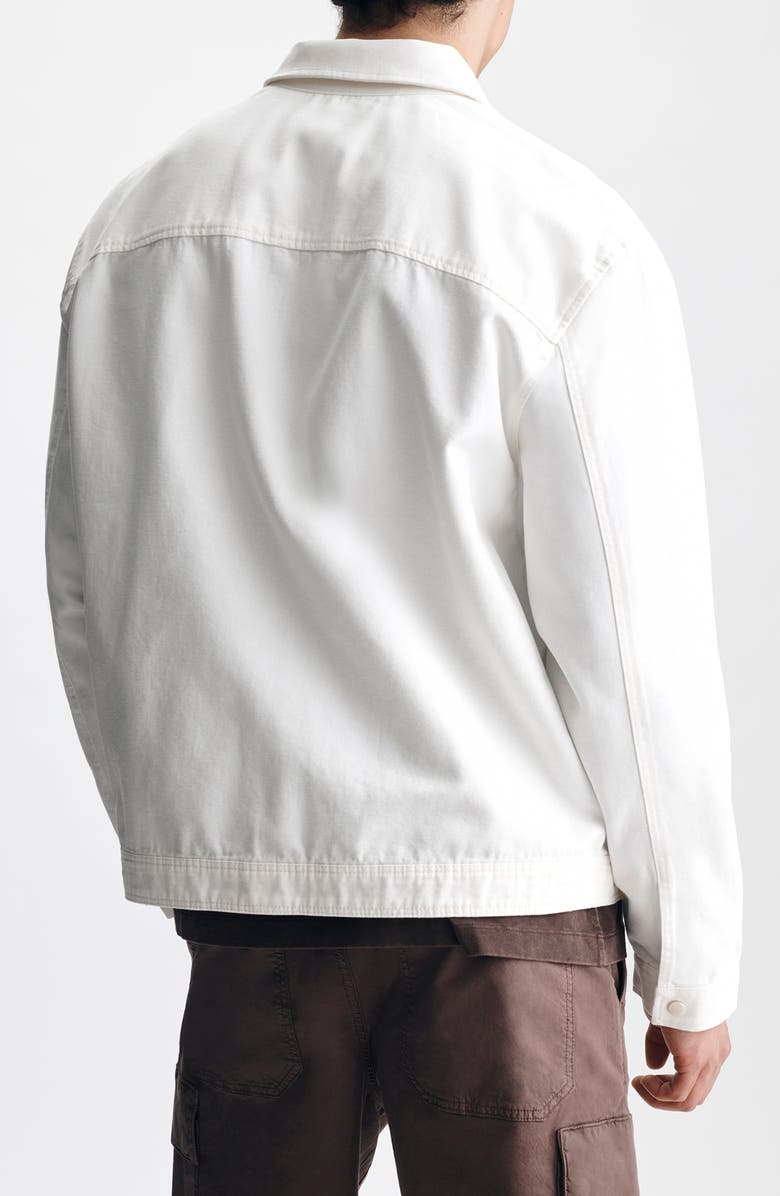 Brooklyn Industries Cotton Overshirt, Alternate, color, Antique White