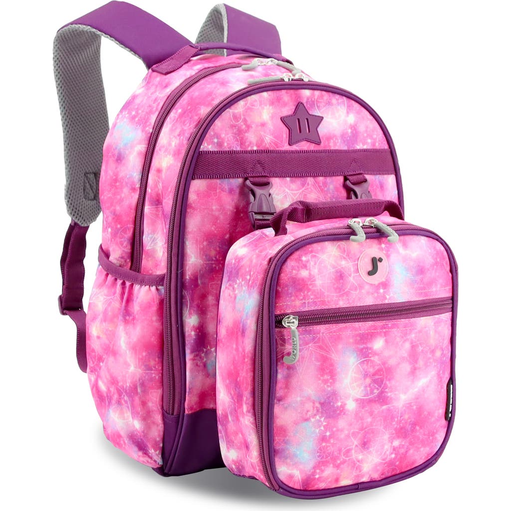 J World Duet Kid's 16" Backpack With Detachable Lunch Box For School