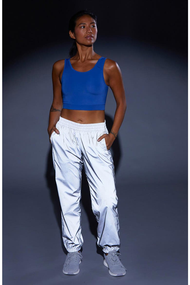 Highlight Reflective Joggers, Alternate, color, SILVER