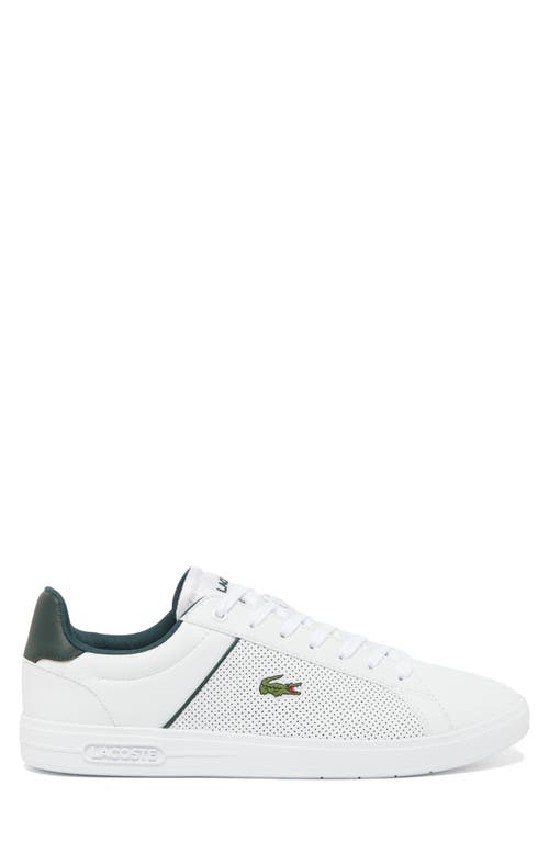 Lacoste Low Top Court Sneaker In White