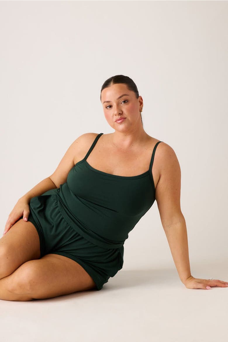 The Cool-Comf Cami Tank, Alternate, color, Evergreen