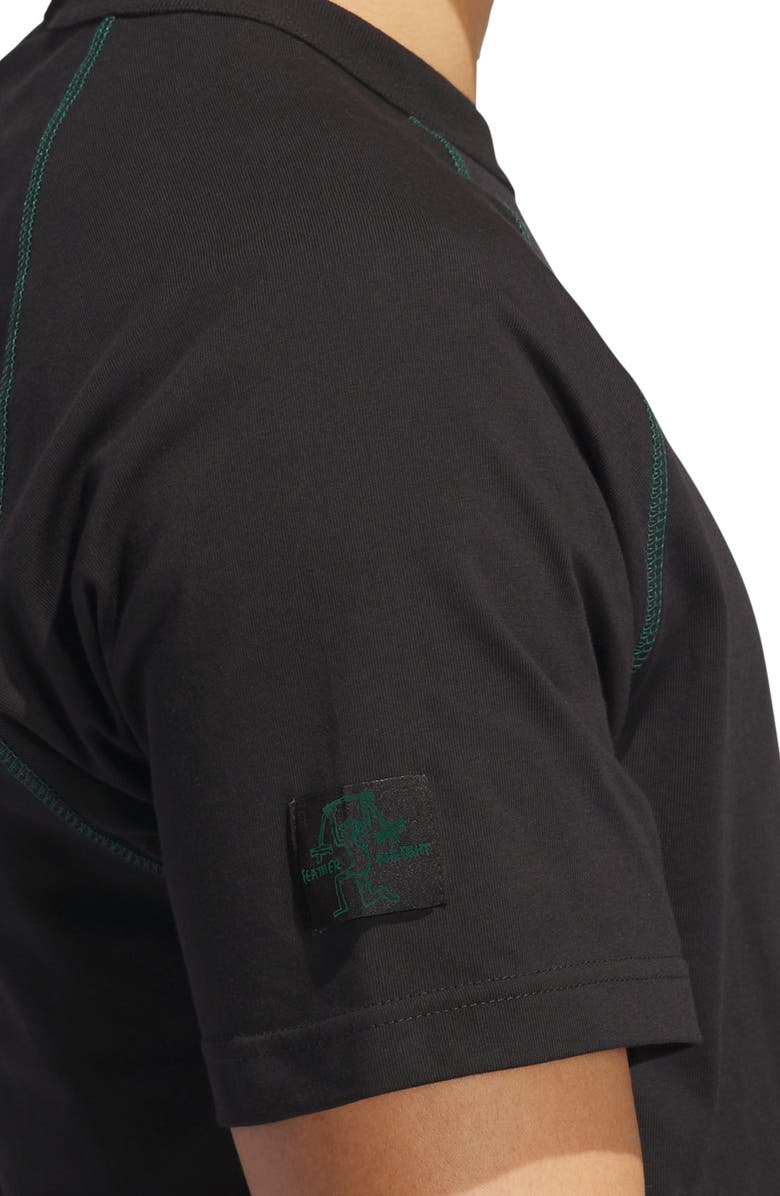 adidas Shmoofoil Featherweight Cotton T-Shirt, Alternate, color, Black