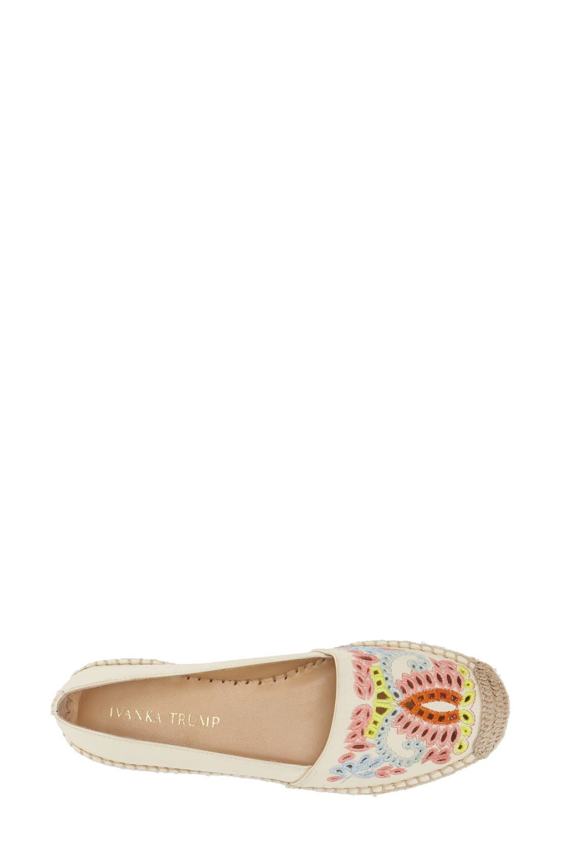 Ivanka Trump 'Violette' Espadrille Flat, Alternate, color, 