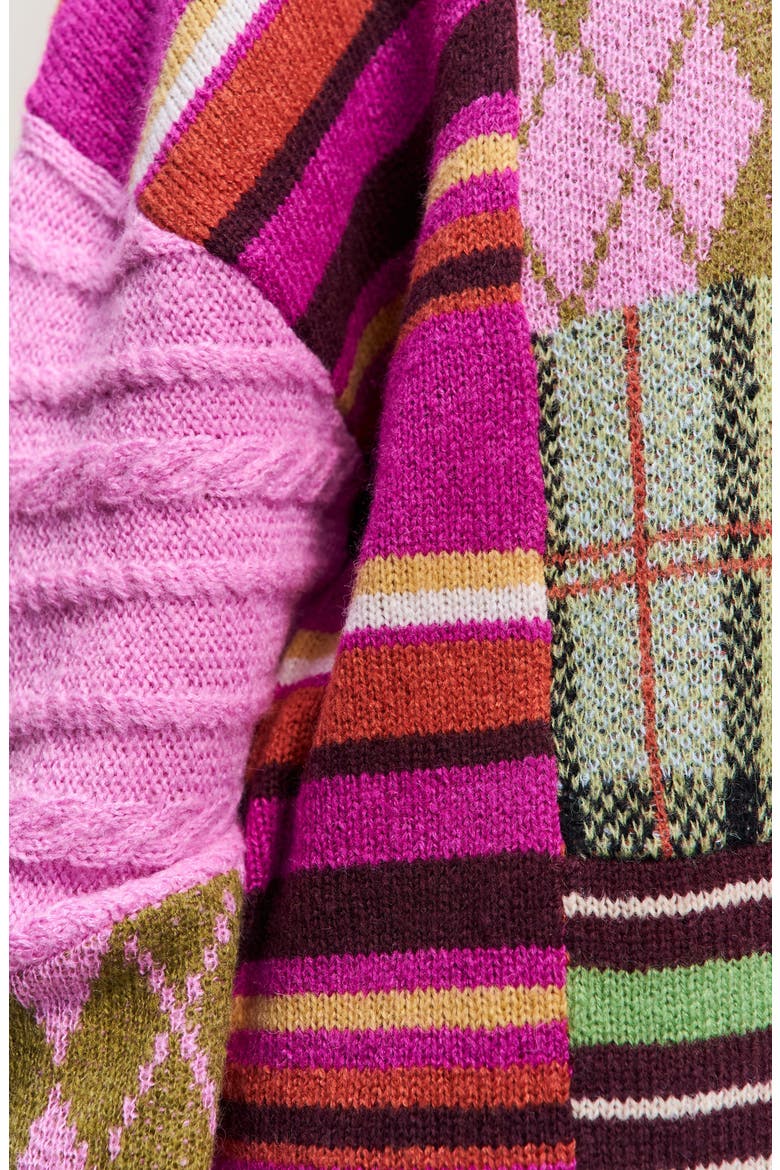 Zuri Sweater, Alternate, color, Pink Multi