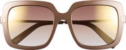 DIFF 54mm Square Sunglasses