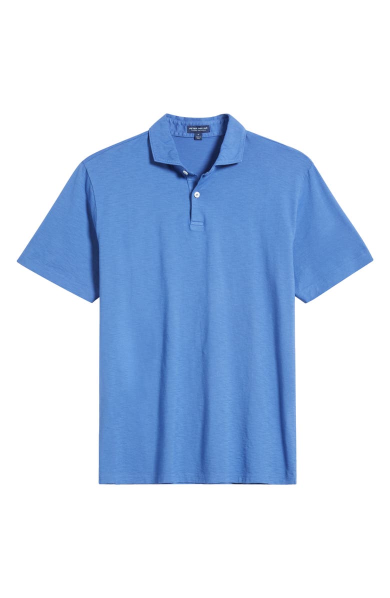 Peter Millar Crown Crafted Journey Pima Cotton Polo, Alternate, color, Ocean Blue
