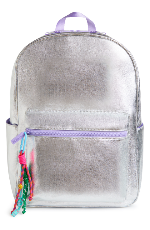 Kids' Metallic Canvas Backpack