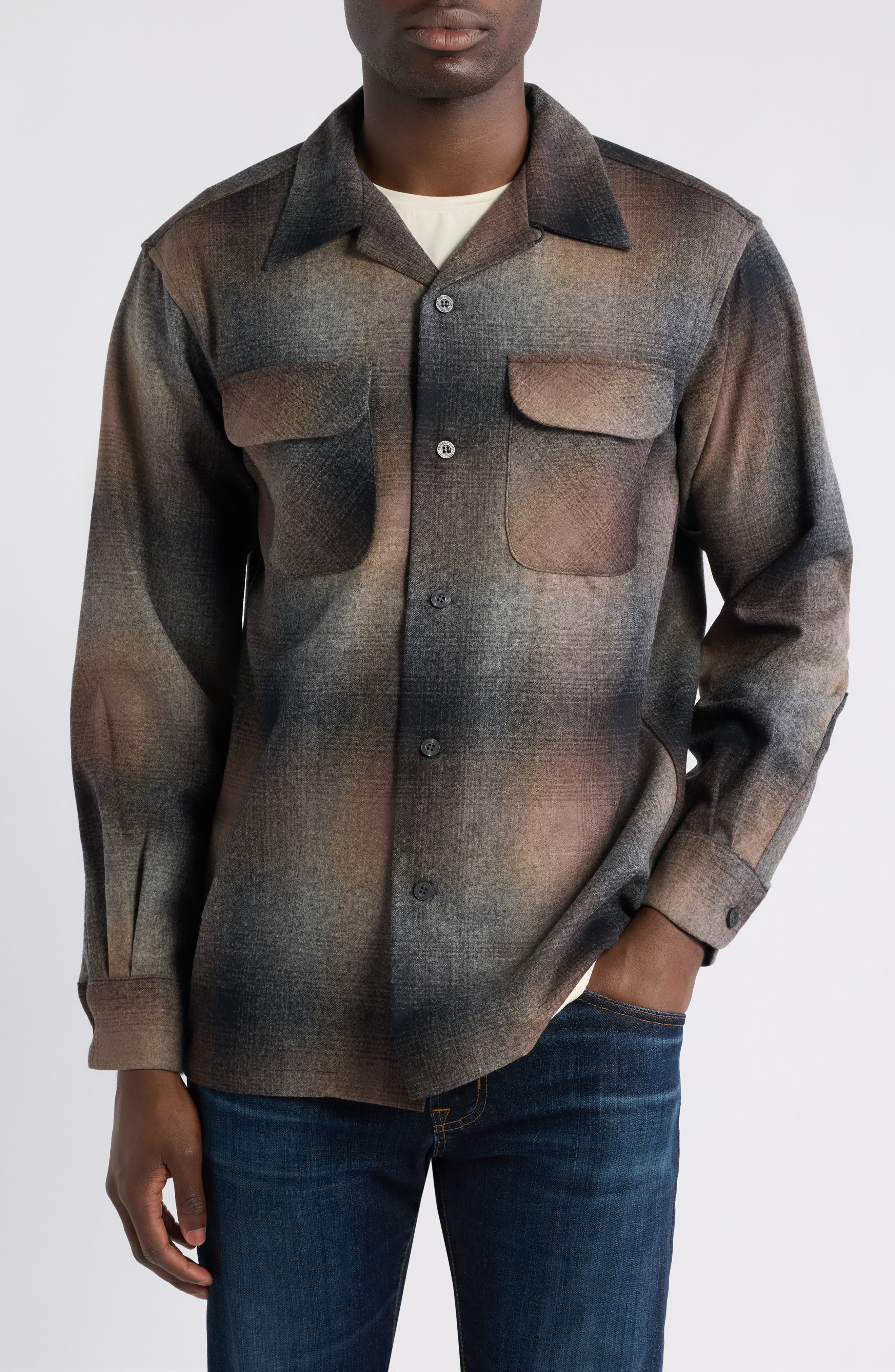 Pendleton Board Wool Shirt (Men) | Nordstrom