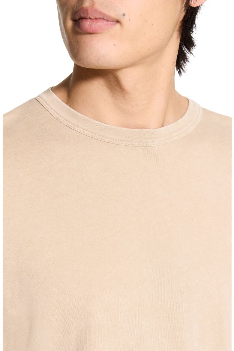 Washed Pima Cotton T-Shirt, Alternate, color, CHINO