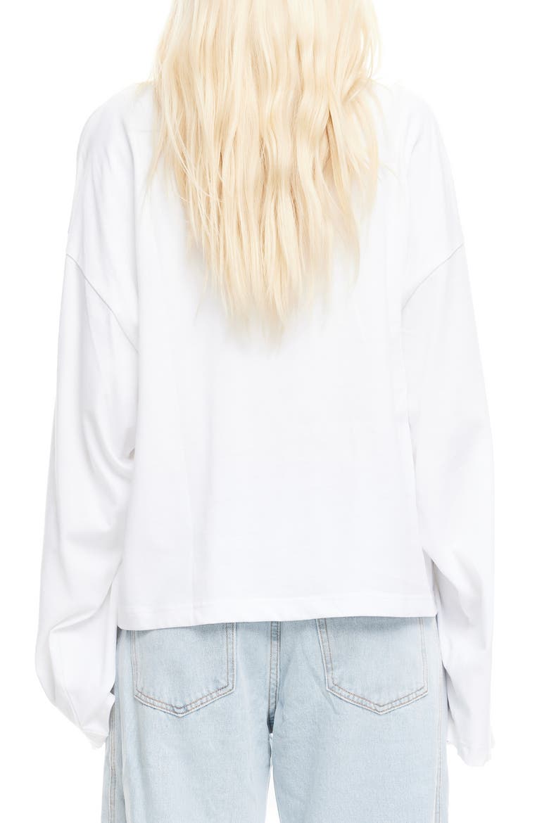 Bloom Long Sleeve Knit Shirt, Alternate, color, PORCELAIN