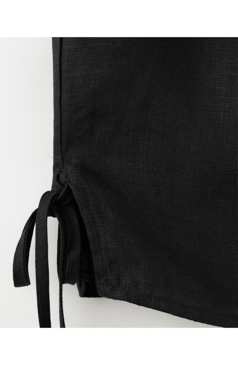 MANGO Side Bow Sleeveless Linen Top, Alternate, color, 
