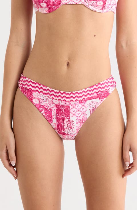 Isla Printed Hipster Bikini Bottoms
