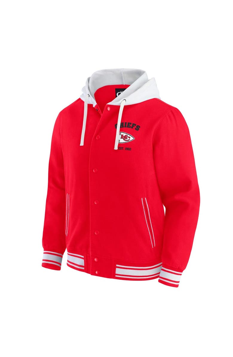 Darius Rucker Collection by Fanatics Men
s Darius Rucker Collection by Fanatics Red Kansas City Chiefs Full-Snap Hoodie Jacket, Alternate, color, Red