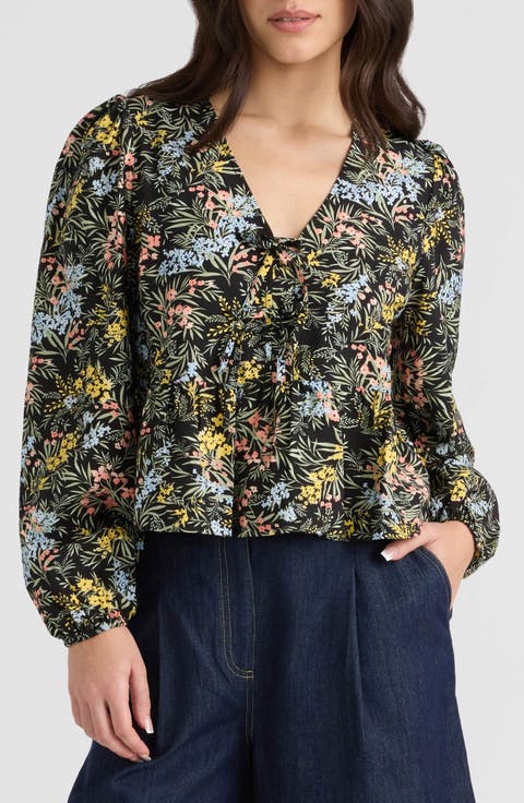 Tie Peplum Top