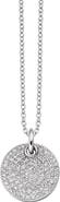 Monica Vinader Ava Diamond Disc Pendant Charm