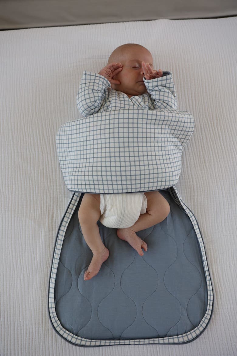 Long Sleeve Swaddle Sleep Bag, 1.0 TOG - Baby, Alternate, color, Checkmate