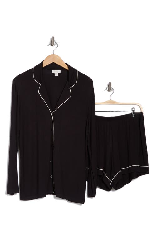 Nordstrom Rack Tranquility Shortie Pajamas In Black