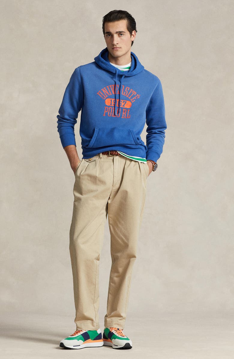 Polo Ralph Lauren Logo Fleece Hoodie, Alternate, color, 