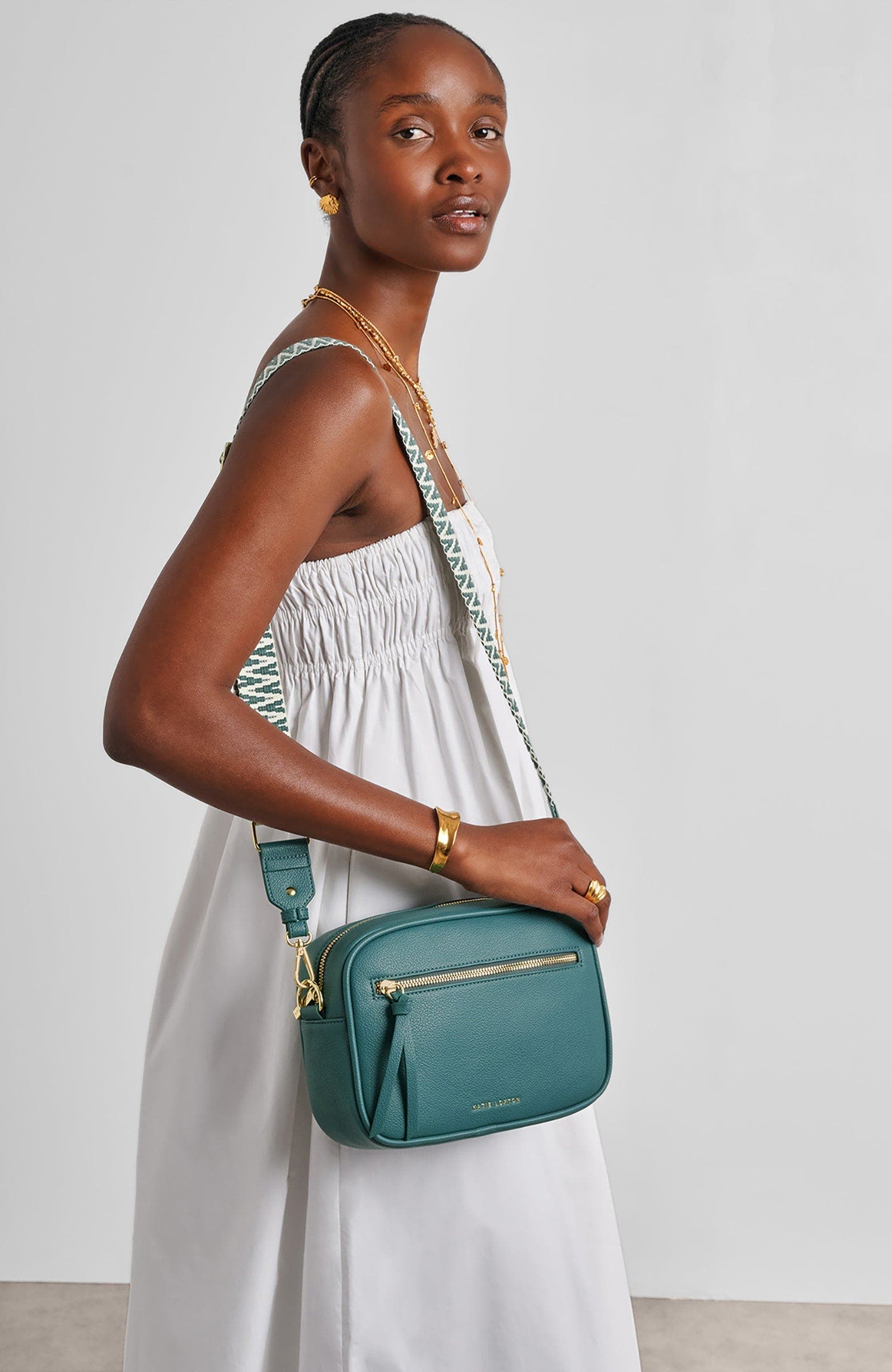 Hallie Crossbody Bag, Alternate, color, Teal