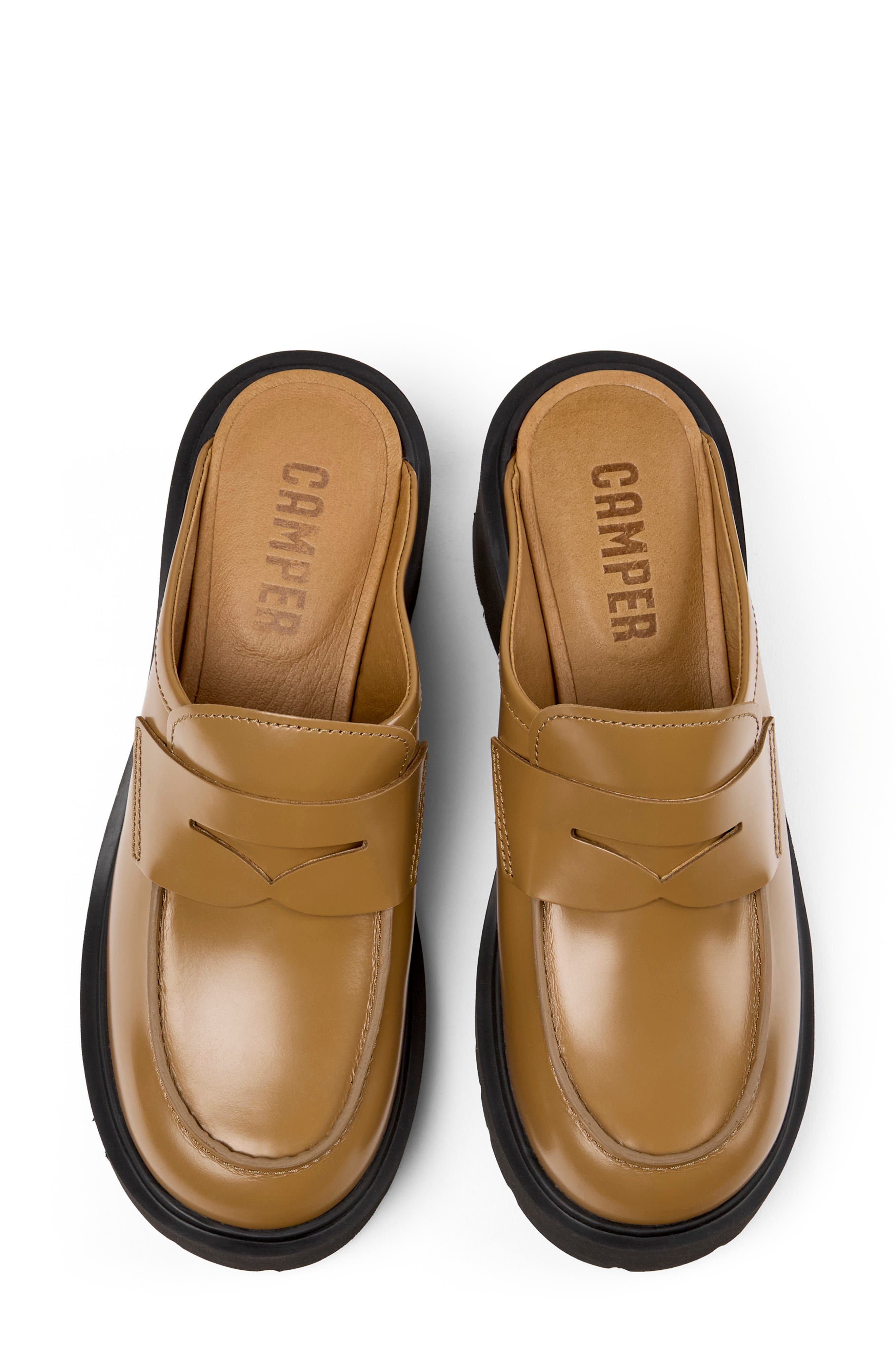 Milah Mule, Alternate, color, MEDIUM BROWN