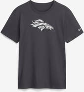 Nike Men's Nike Anthracite Denver Broncos Fractal Logo T-Shirt