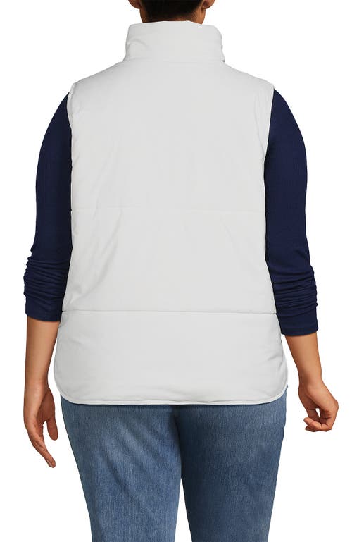 Lands' End Wanderfree Insulated Vest In Light Mist