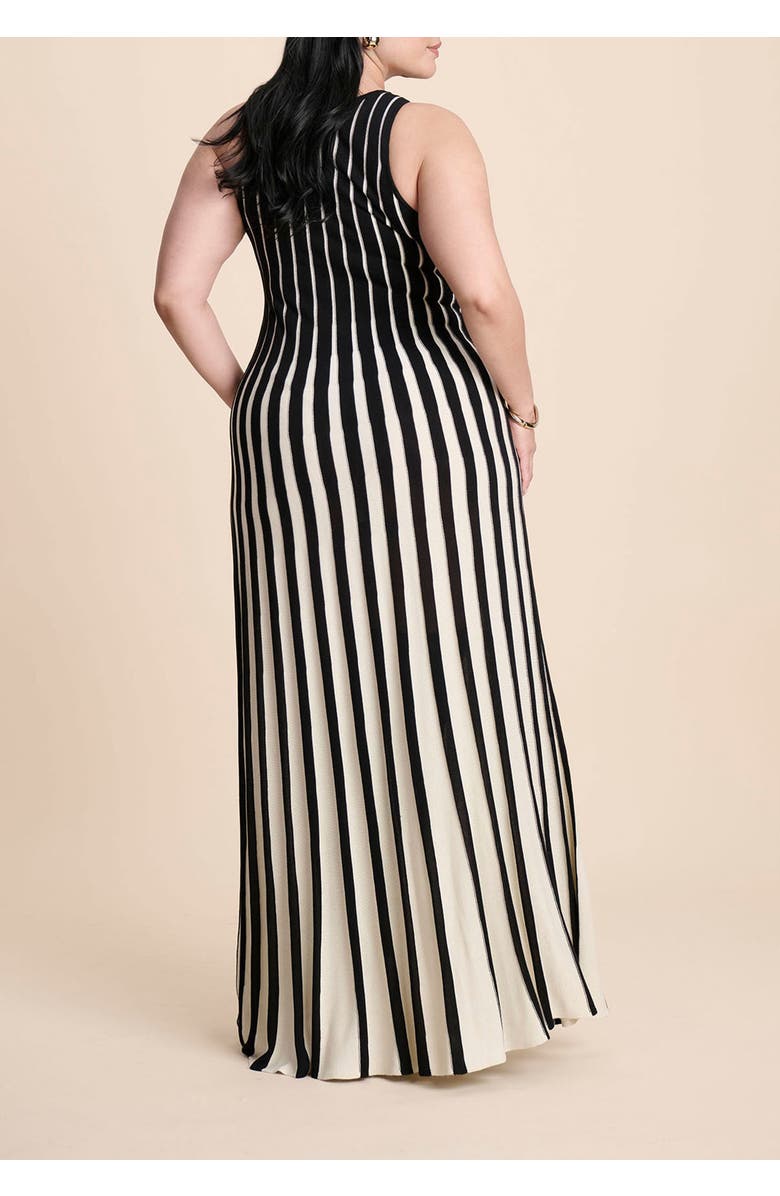 ELOQUII Two Tone Sweater Dress, Alternate, color, 