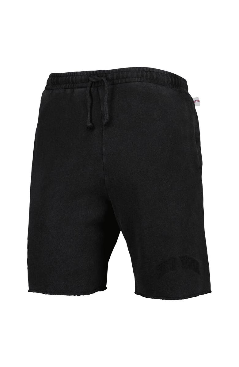 Mitchell & Ness Men's Mitchell & Ness Black New York Knicks French Terry Tonal Fleece Shorts, Alternate, color, Black