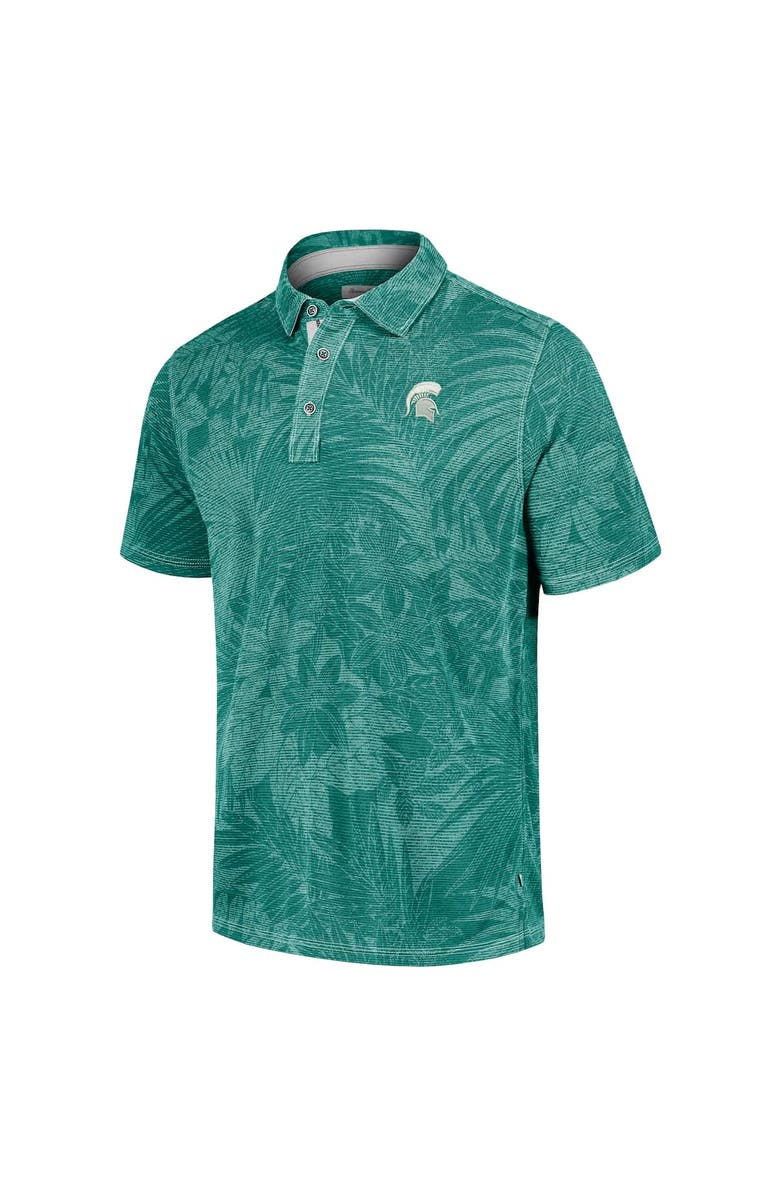Tommy Bahama Men's Tommy Bahama  Green Michigan State Spartans Sport Santiago Paradise Polo, Alternate, color, 
