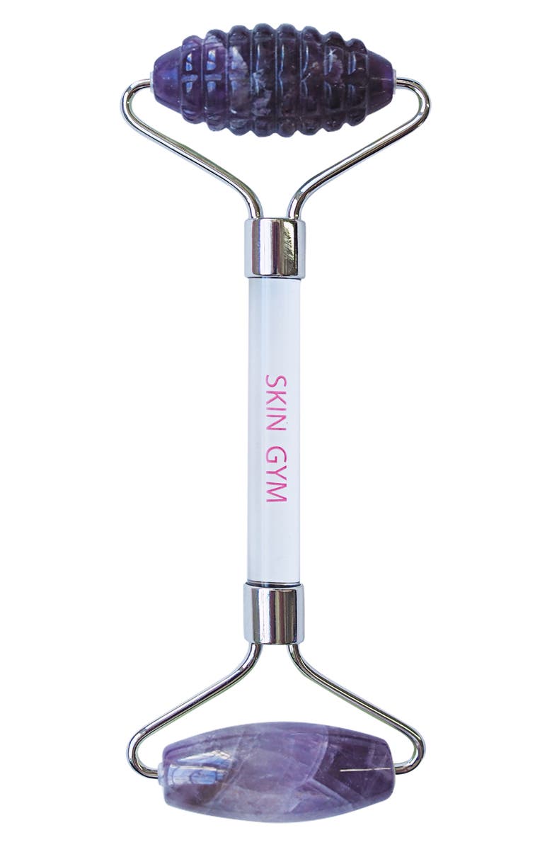 Skin Gym Amethyst 2D Textured & Smooth Facial Roller, Main, color, 
