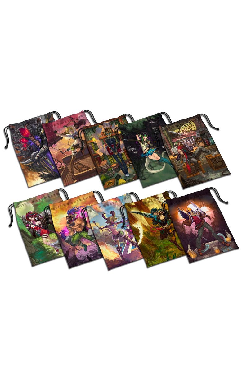 Middara Adventurer Tuck Bags 10Pc Drawstring Set, Main, color, Multicolored