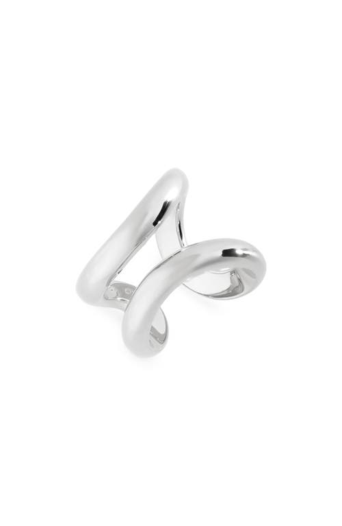 Lie Studio Lié Studio The Alma Asymmetric Ring In Silver