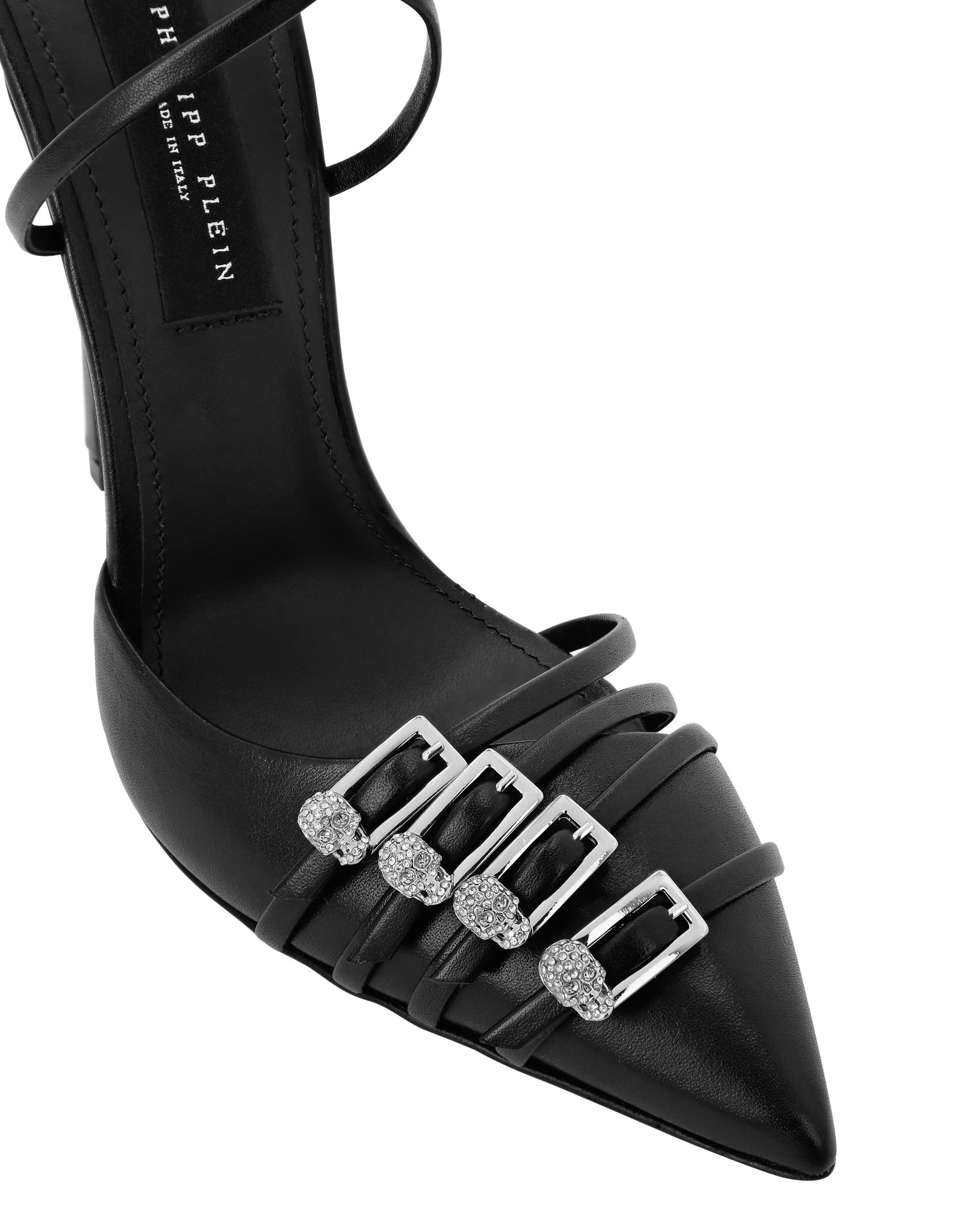 Multi-Strap Crossing High Heels 12 Women, Alternate, color, black