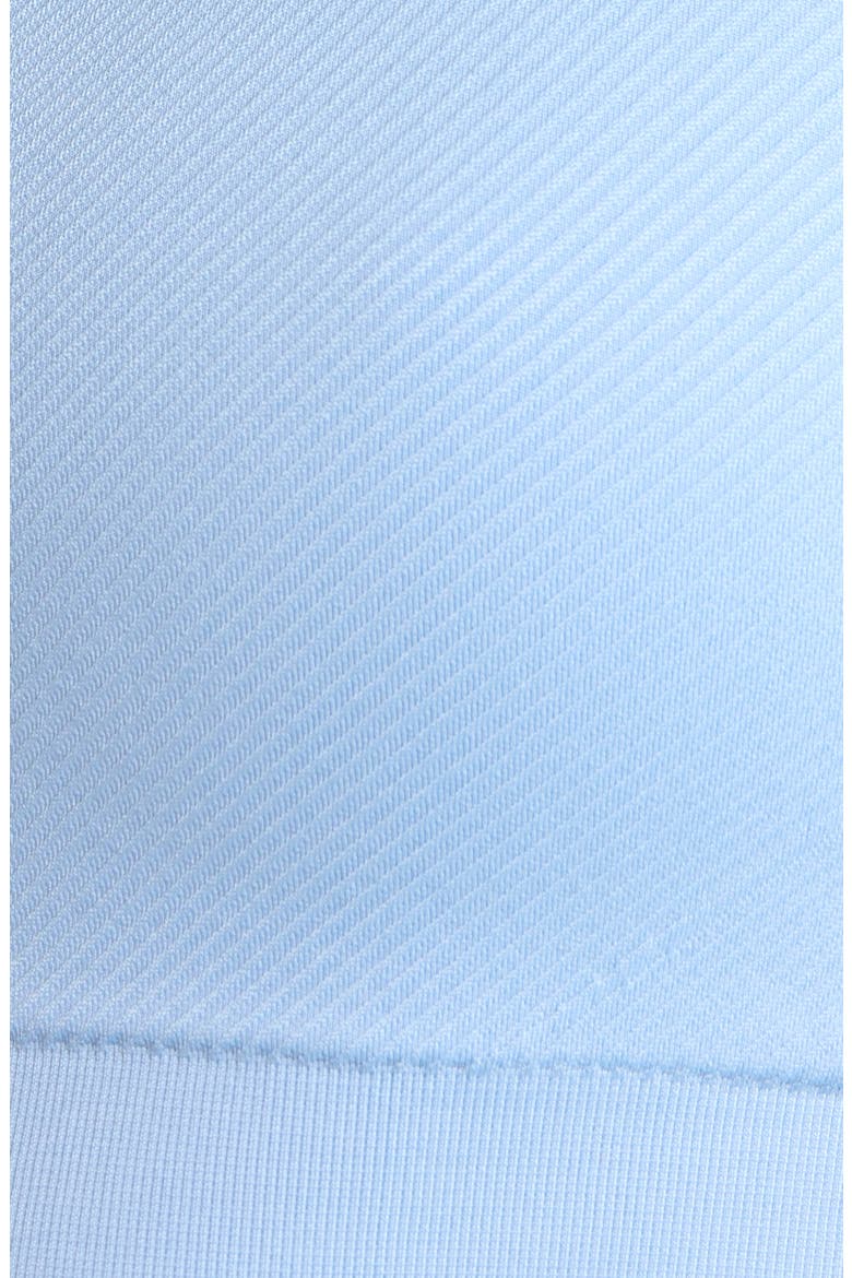 Seamless Strappy Sports Bra, Alternate, color, BLUE PLACID