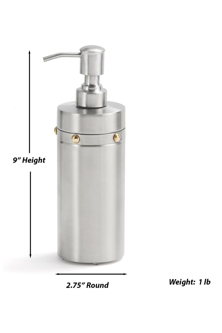 Rivets 3-Piece Bathroom Set, Alternate, color, SILVER