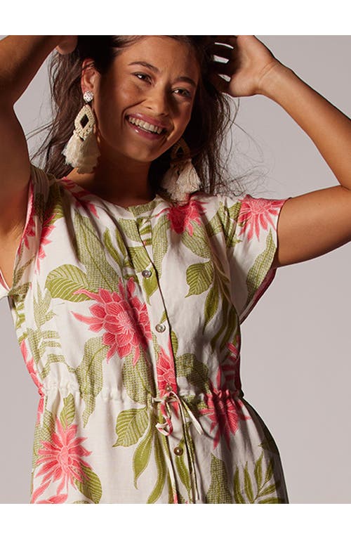 Tori Richard Full Of Life Lavinia Dress In Coral