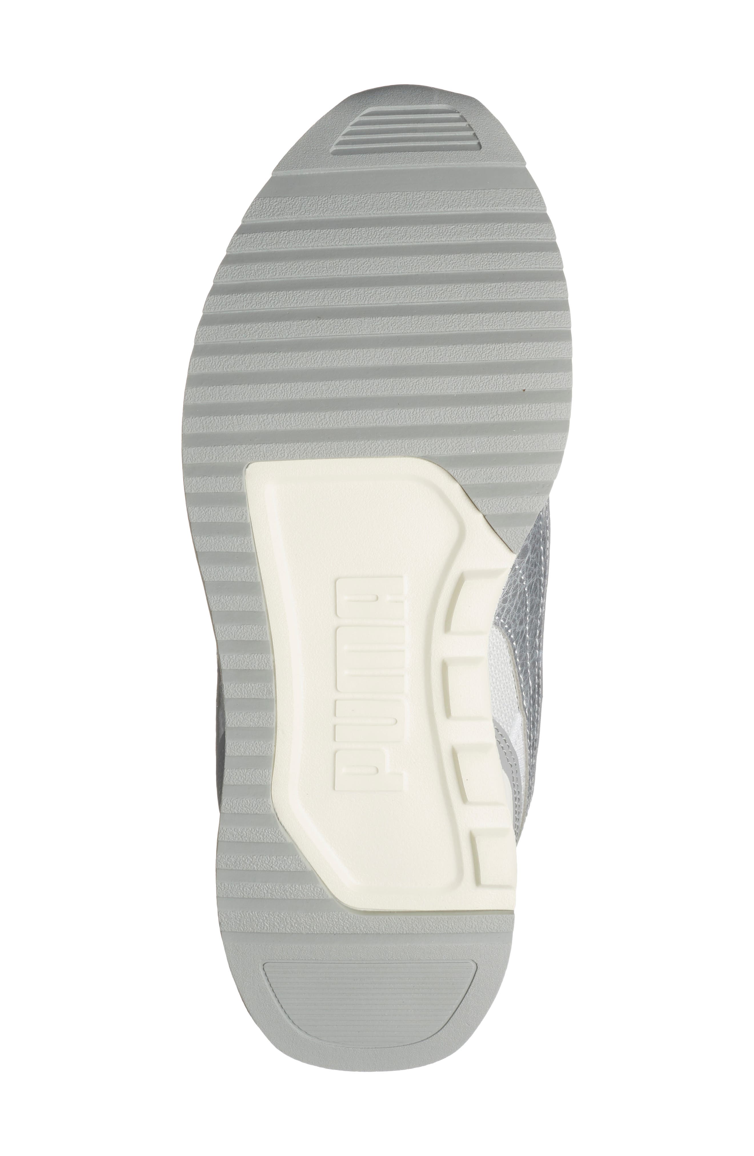 PUMA R78 Gravity Shine Sneaker, Alternate, color, Glacial Gray/ Warm White/ Gray