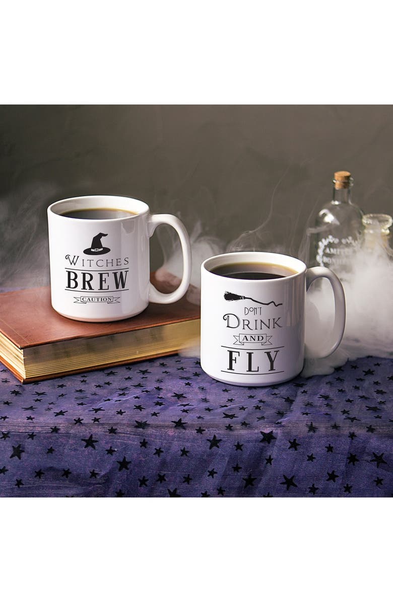 Cathy's Concepts 'Witches' Brew' Ceramic Coffee Mugs, Main, color,